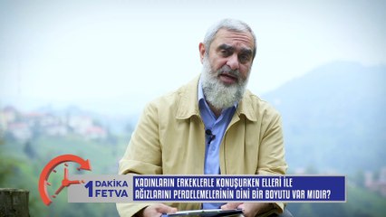 1003) Kadınların erkeklerle konuşurken elleri ile ağızlarını perdelemelerinin dini bir boyutu var mıdır? / Birfetva