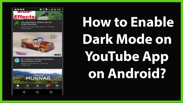 How to Enable Dark Mode on YouTube App on Android?