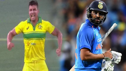 Télécharger la video: India Vs Australia 2nd ODI: Rohit Sharma departs at 43,Australian players pumped up| वनइंडिया हिंदी