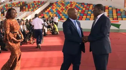 Cérémonie de voeux au ministre des sports