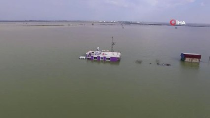 Amik Ovası'nı Esir Alan Su Drone ile Görüntülendi