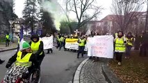 1 500 Gilets jaunes dans les rues d'Annecy