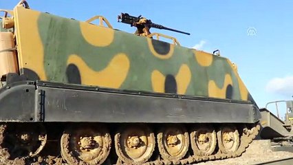 İdlib sınırına komando ve zırhlı araç sevkıyatı - HATAY