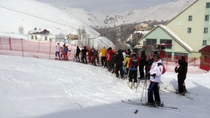 Bitlis'te kayak sezonu başladı