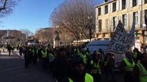 Gilets jaunes : environ 400 manifestants à Aix