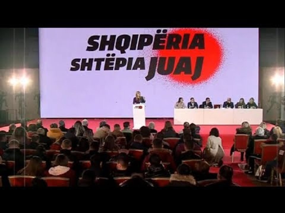 Report Tv - Konventa e LSI, Kryemadhi bën thirrje për protesta: Të ngrihemi, kemi detyrime kombëtare