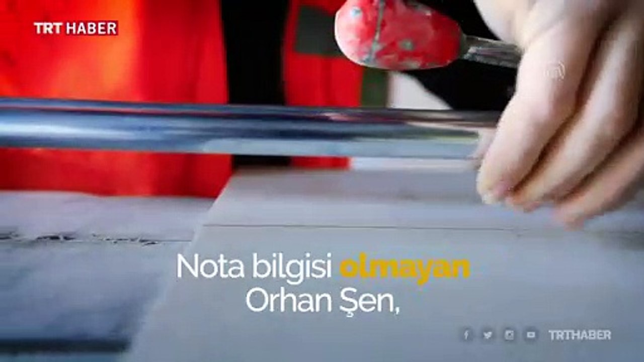 İnşaat işçisi Orhan Şen'in yan flüt tutkusu