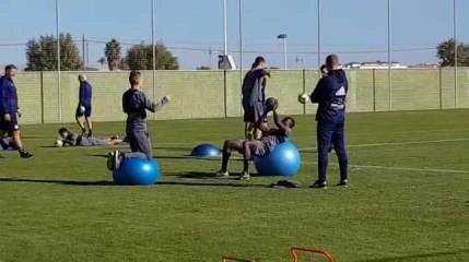 Du travail physique pour les Anderlechtois ce samedi matin 4