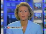 TF1 - 30 Août 1996 - Début JT 20H (Claire Chazal)