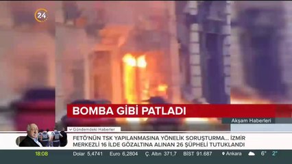 Bomba gibi patladı