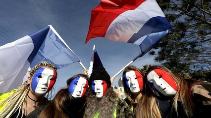 Coletes amarelos nas ruas de França pelo nono sábado consecutivo
