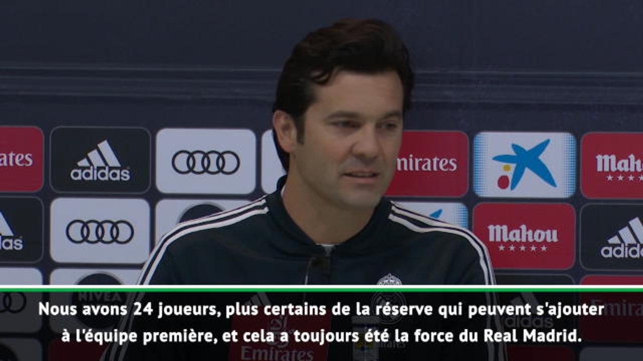 19e j. - Solari : "Vinicius Junior s'en sort très bien"