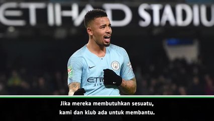 Jesus memiliki banyak teman disini - Guardiola