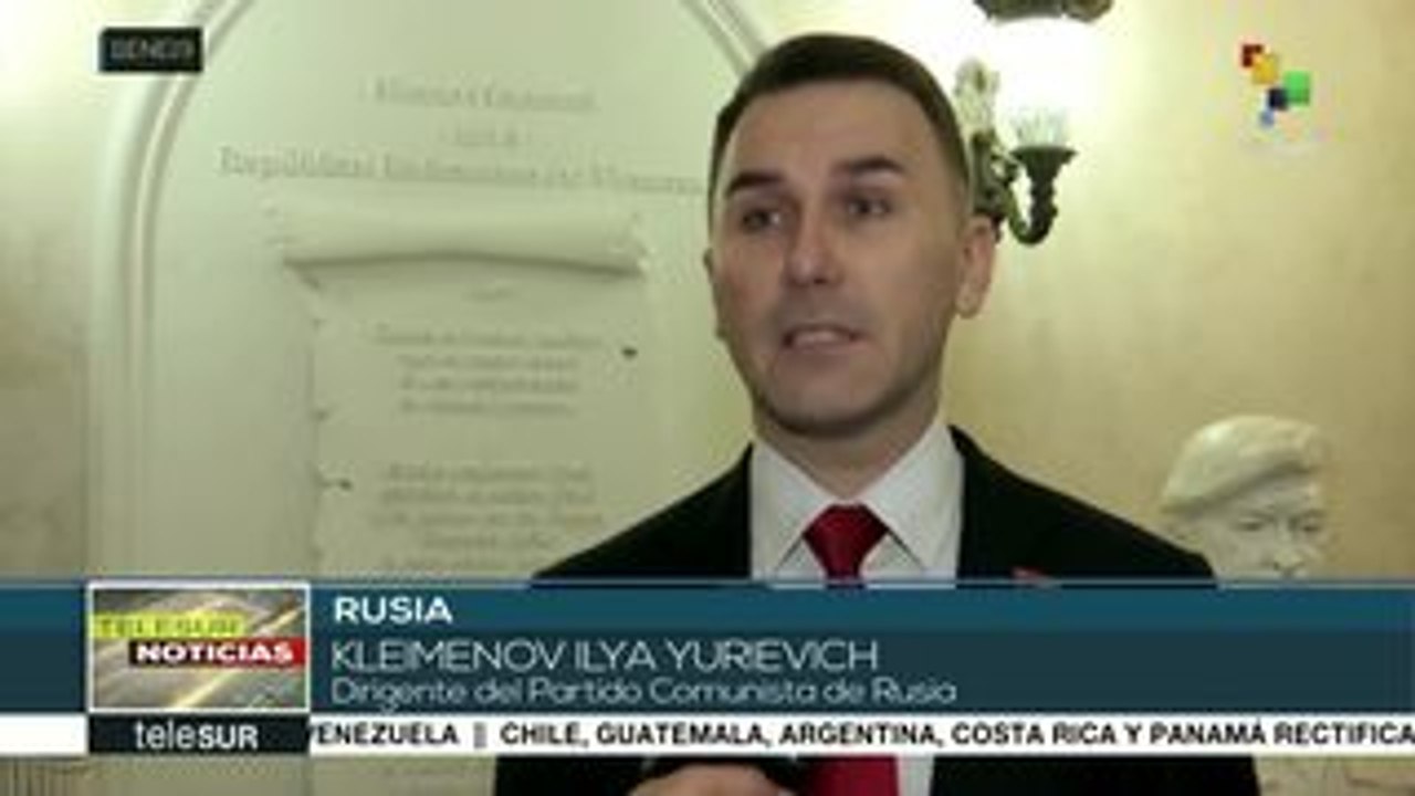 Rusia reitera su apoyo al Gobierno de Nicolás Maduro