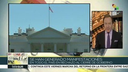 EEUU: 800 mil empleados públicos afectados por cierre de gobierno