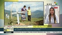Más de 170 líderes sociales asesinados en Colombia en 2018