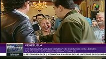 Nicolás Maduro se reúne con líderes políticos y sociales