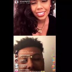 Blueface goes live with Sara, 6ix9ine's baby mama, on Instagram, and tells her he wants to hang out with her