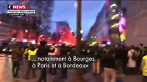 Gilet jaunes : fin de manifestation tendue à Paris, à Bourges et à Bordeaux