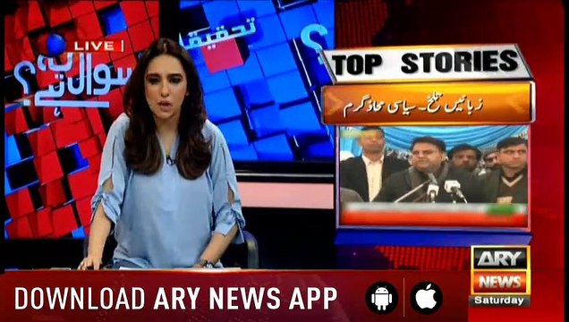 Sawal Yeh Hai | Maria Memon | ARYNews | 12 January 2019