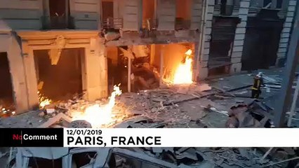Tres muertos en una violenta explosión de gas en el centro de París