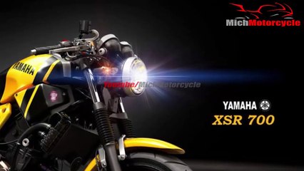 2019 Yamaha XSR 700 Yellow Special Scrambler Custom by Dangeruss | Mich Motorcycle