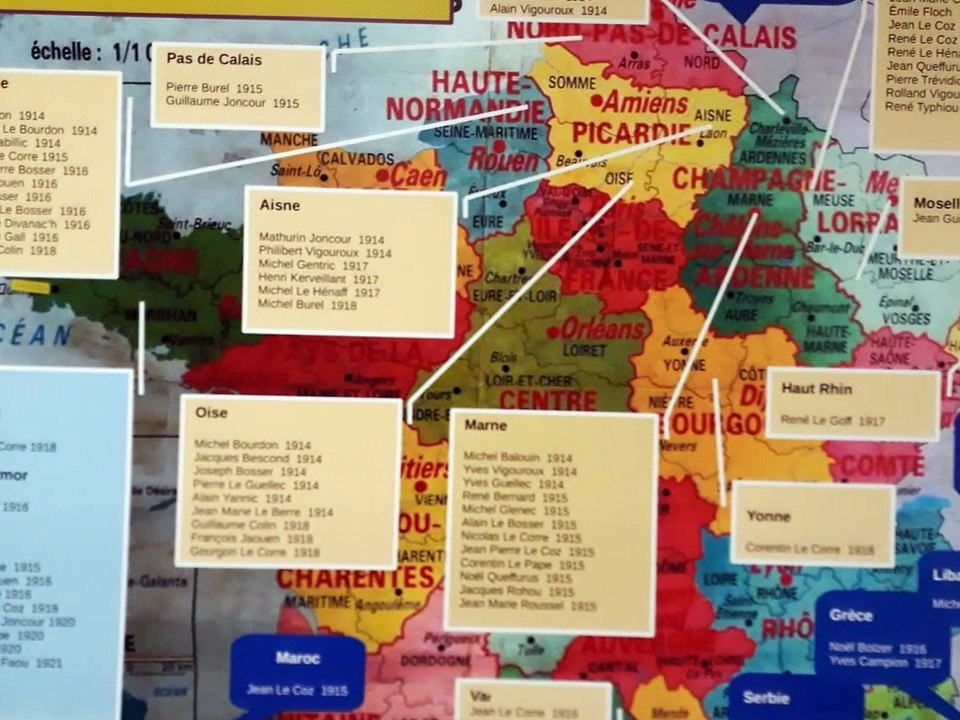 Patrimoine Landudec exposition Guerre 14 18