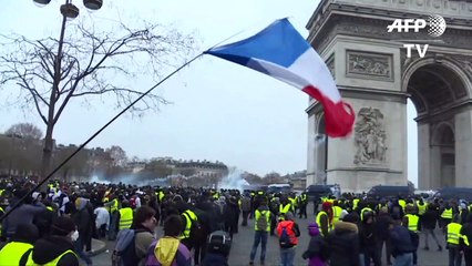 Erneut Zusammenstöße bei "Gelbwesten"-Protesten in Frankreich