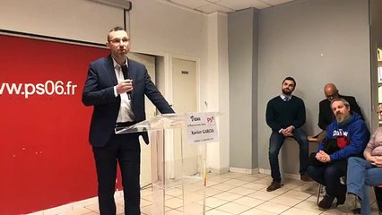 Voeux de Xavier Garcia le 12 janvier 2019