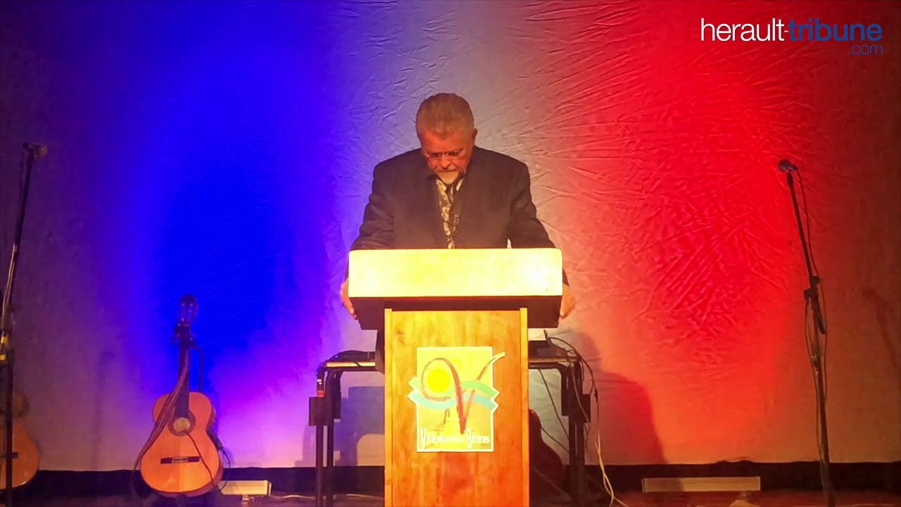 VILLENEUVE LES BEZIERS - Cérémonie des voeux en images de M. Jean Paul Galonnier du 11 janvier 2019