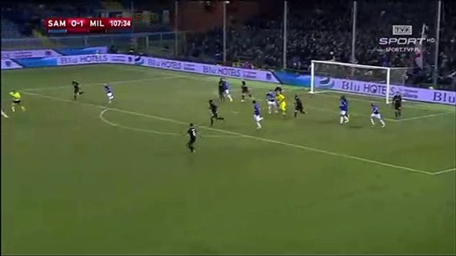 Patrick Cutrone awesome volley goal - Sampdoria 0-[2] Milan