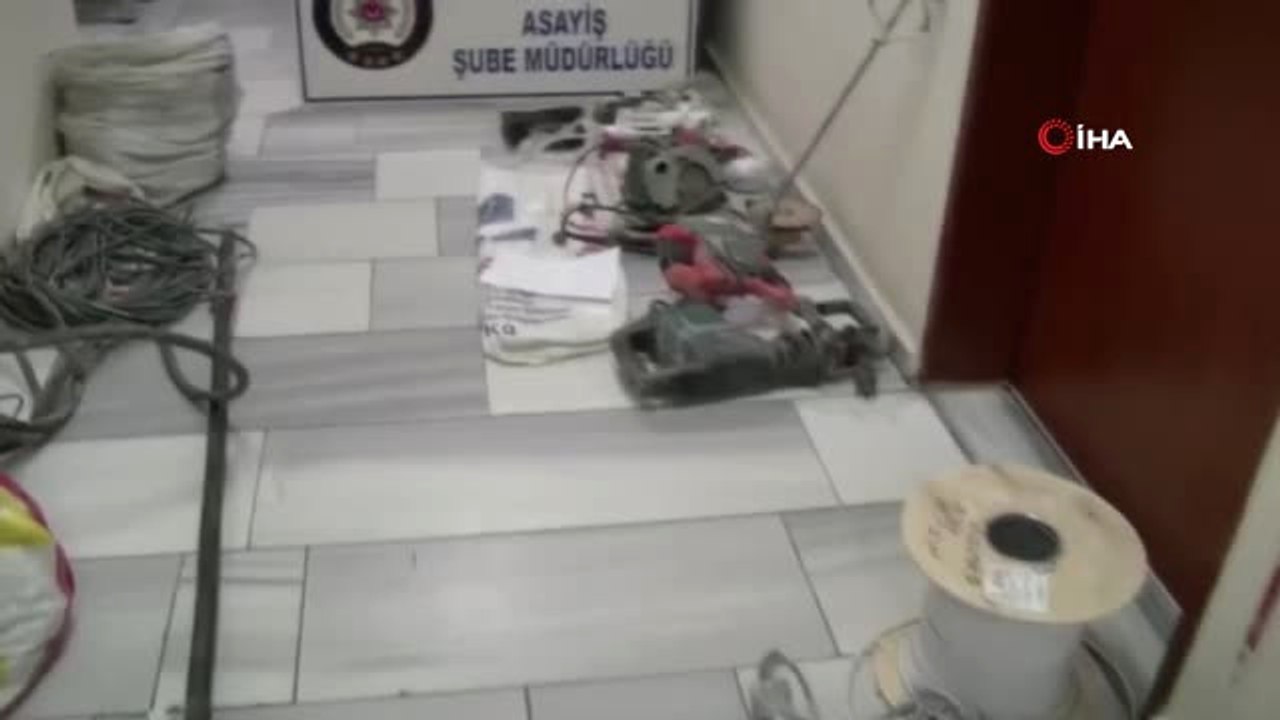 İnşaat Hırsızları Suçüstü Yakalandı