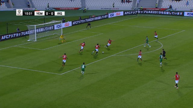 Groupe D - Ali ouvre le score pour l'Irak sur un but 'à la Messi'
