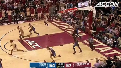 Duke's RJ Barrett Dunks On 2 FSU Defenders