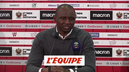 Vieira «Ça ne remet rien en cause» - Foot - L1 - Nice