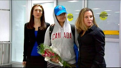 'Brave new Canadian': Saudi teen Rahaf Alqunun arrives in Canada