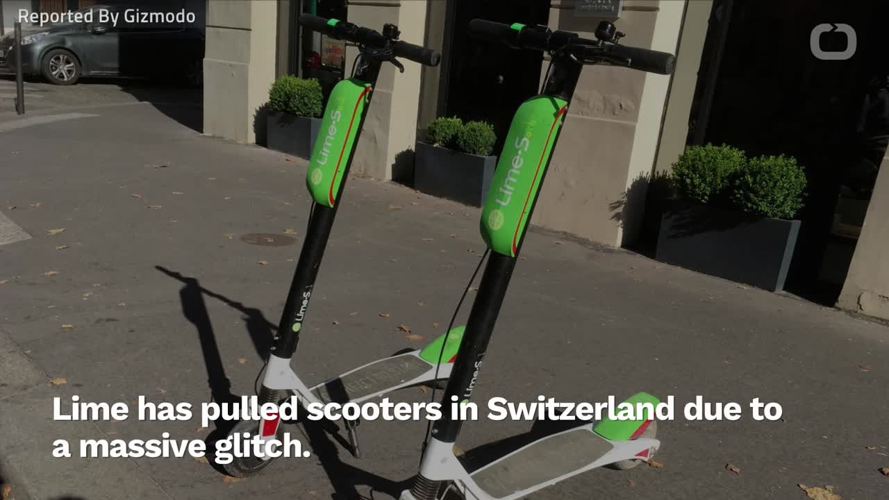 Lime Pulls Flawed Scooters In Switzerland