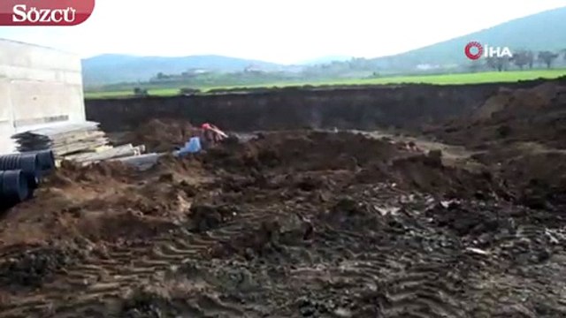 Kahramanmaraş’ta kanalizasyon çalışmasında göçük