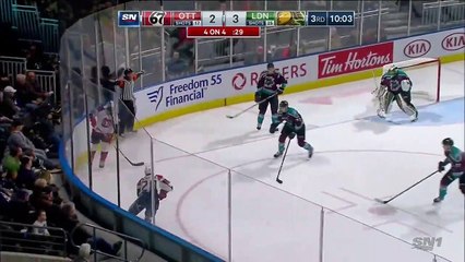 OHL Bouchard’s behind the back pass to Nelson