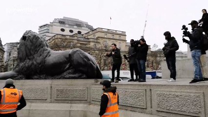 British journalist Owen Jones subjected to homophobic chant by pro-Brexit protester