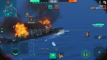 World of Warship Blitz Gameplay #1 NOVIK USSR Cruiser Warship Battle