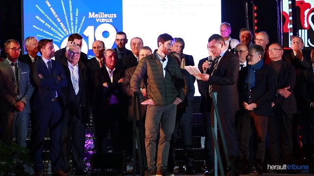 Matthieu De Lauzun : Cérémonie des voeux en images de la Communauté d'Agglomération Hérault Méditerranée du 11 janvier 2019