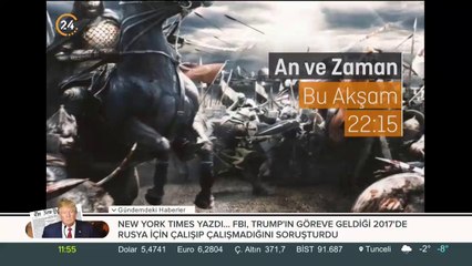 An ve Zaman bu akşam 22:15'te
