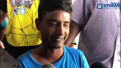 Kereta kawalan jauh hajat sebelum rentung