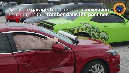 Des ados jouent autos-tamponneuses avec de vraies voitures