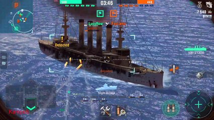 World of Warship Blitz #4 Dresden German Cruiser Warship Battle