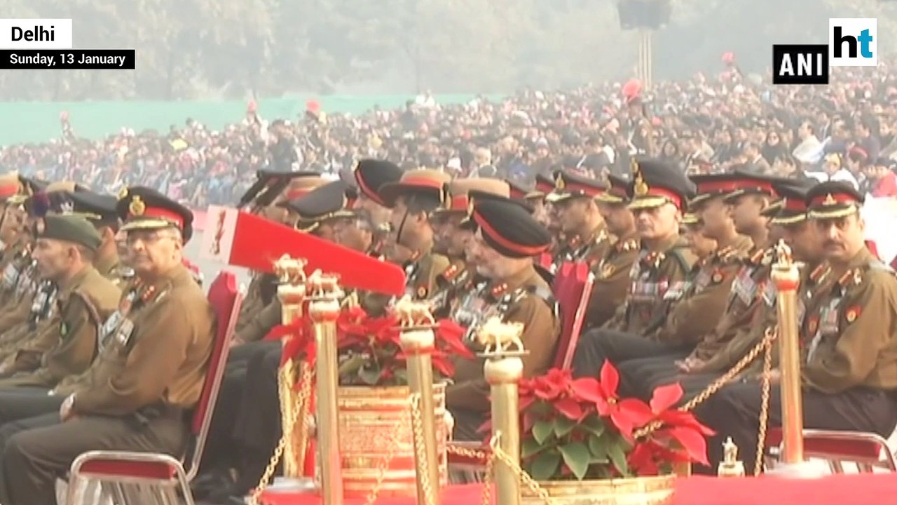 Army jawans perform full dress rehearsal ahead of Army Day