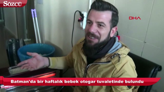 Bir haftalık bebek otogar tuvaletinde bulundu