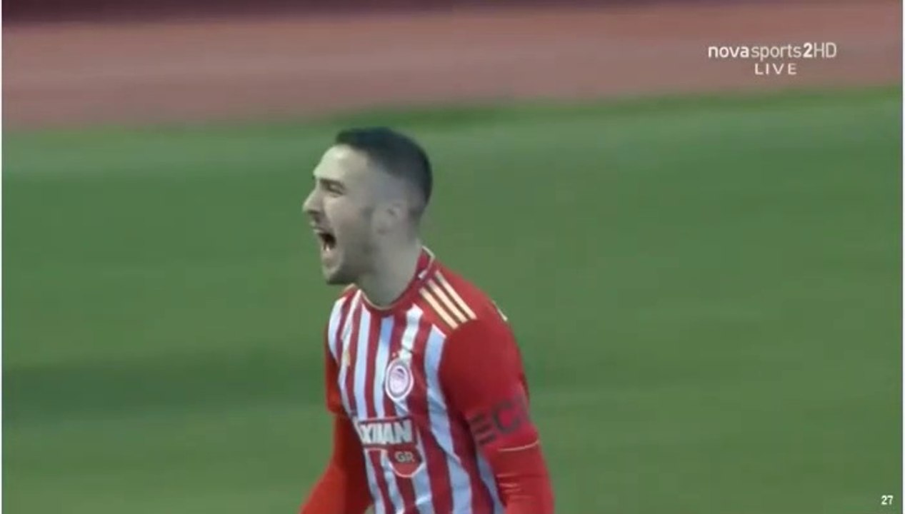 0-1 Konstantinos Fortounis UNBELIEVABLE Goal - Levadiakos 0-1 Olympiakos Piraeus - 13.01.2019 [HD]