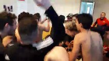U19:Explosion de joie dans les vestiaires de Martigues